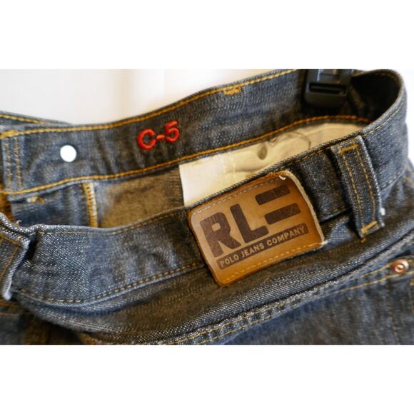 VTG Polo Jeans Company Ralph Lauren 5-POCKET CARPENTER C-5 36 x 33 Black - Picture 16 of 16